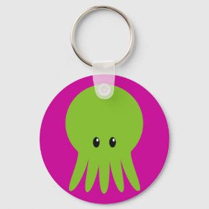 Cute Cthulhu Key Ring