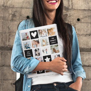 Cute Cube Personalised Photo Collage Keepsake Planner