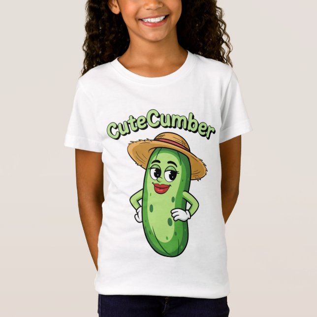CUTE CUCUMBER T-Shirt (Front)