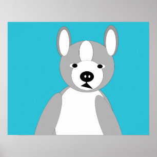Cute cuddly and Loveable Boston Terriers Poster