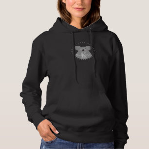 Cute Cuddly Australia Baby Koala Bear Monogram Hoodie