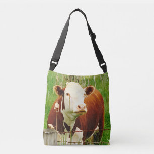 Cute Cuddly Cow 4Caryn Crossbody Bag