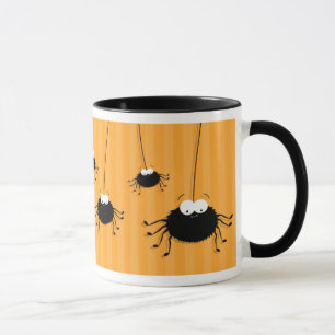 Cute Cuddly Halloween Spiders Gift Mug