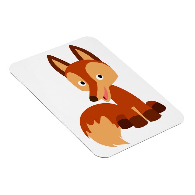 Cute Cunning Cartoon Fox Flexible Magnet (Right Side)