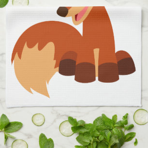 Cute Cunning Cartoon Fox Kitchen Towel