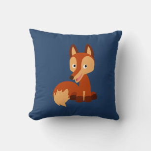 Cute Cunning Cartoon Fox Pillow