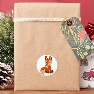 Cute Cunning Cartoon Fox Sticker
