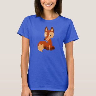 Cute Cunning Cartoon Fox Women T-Shirt