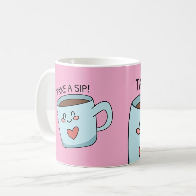 Cute cup love drawing (Front Left)
