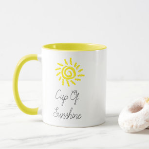 CUTE! 🌞Cup of Sunshine Mug – Bright Yellow Sun
