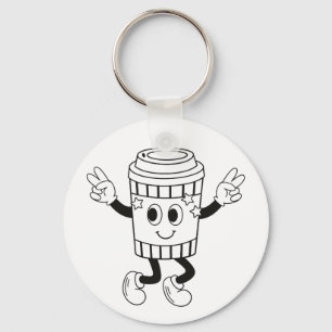 CUTE CUP ROLLIN  KEY RING
