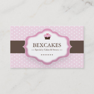 Cute Cupcake Business Card