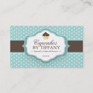 Cute Cupcake Business Card