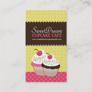 Cute Cupcake Business Cards