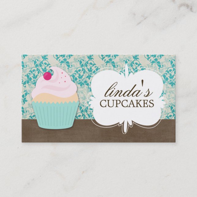 Cute Cupcake Business Cards (Front)