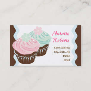 Cute Cupcake Calling Card