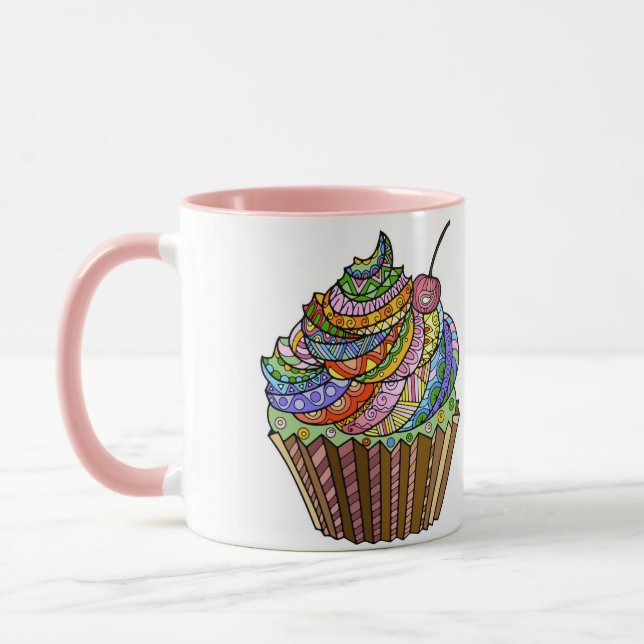 Cute Cupcake Coffee Mug (Left)