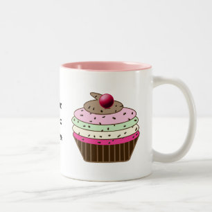 cute cupcake custom personalised mugs