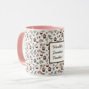 Cute Cupcake Customisable Coffee Cup for Women