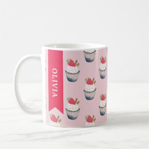Cute Cupcake Dessert Personalised  Coffee Mug