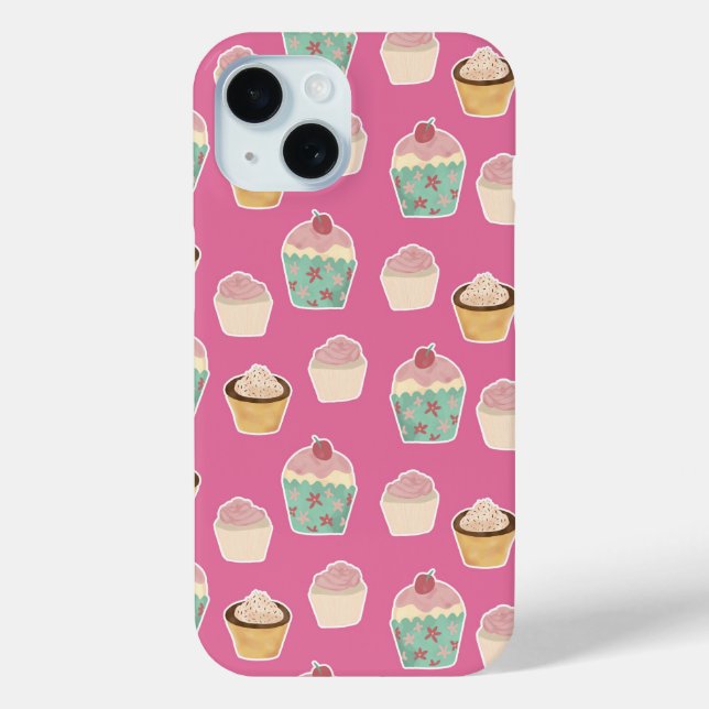 Cute Cupcake iPhone case (Back)