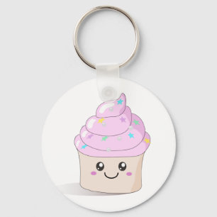Cute Cupcake Key Ring