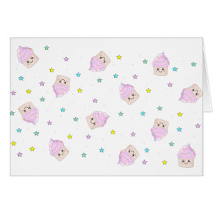 Cute cupcake pattern