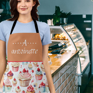 Cute Cupcake Pattern Apron