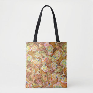 Cute Cupcake Pattern, Cupcake Background Pattern Tote Bag