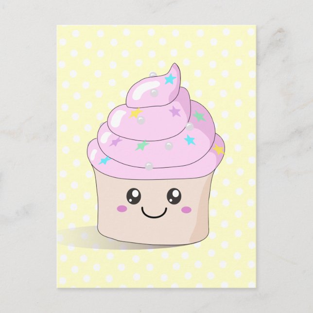 Cute Cupcake Postcard (Front)