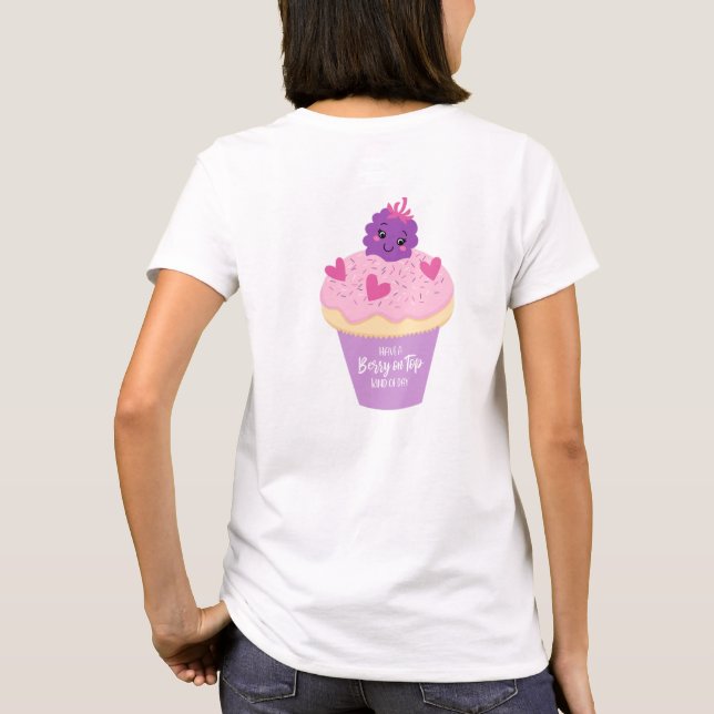 Cute Cupcake T-Shirt (Back)