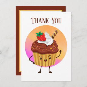 Cute cupcake vendors or baker Thank you