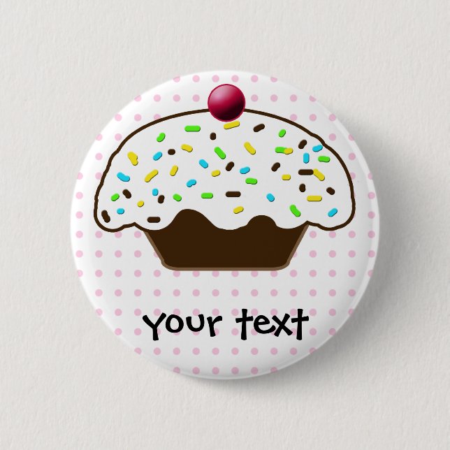 Cute Cupcakes 6 Cm Round Badge (Front)
