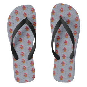 Cute Cupcakes Flip Flops