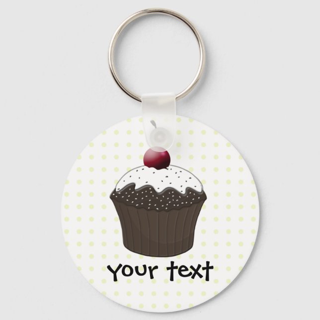 Cute Cupcakes Key Ring (Front)