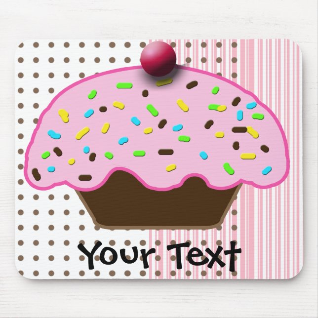 Cute Cupcakes Mouse Mat (Front)