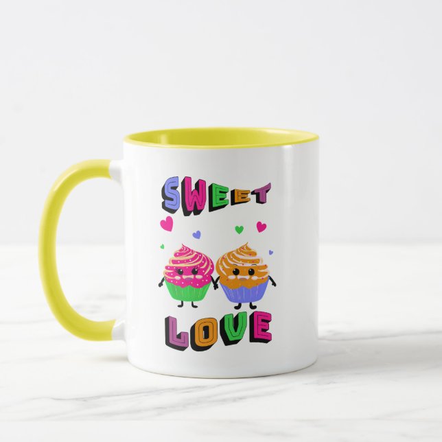 Cute cupcakes mug (Left)