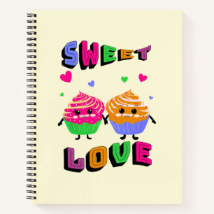 Cute cupcakes notebook