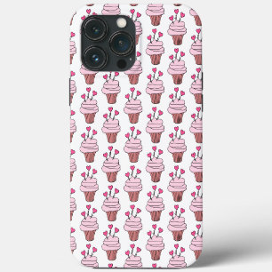 Cute Cupcakes Pink And White iPhone 13 Pro Max Case