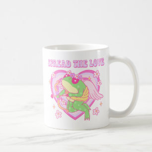 Cute Cupid Frog - Spread the Love Coffee Mug