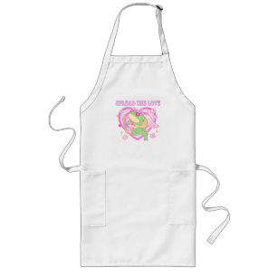 Cute Cupid Frog - Spread the Love Long Apron