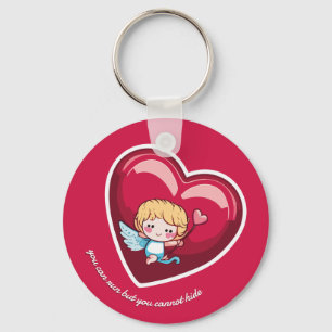 Cute Cupid Key Ring