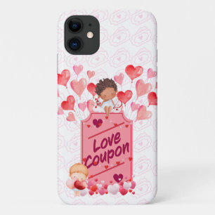 Cute Cupid Love Coupon iPhone 11 Case
