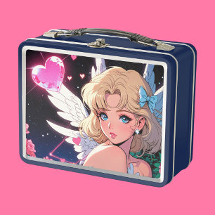 Cute Cupid Metal Lunchbox