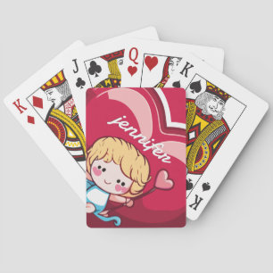 Cute Cupid Playing Cards