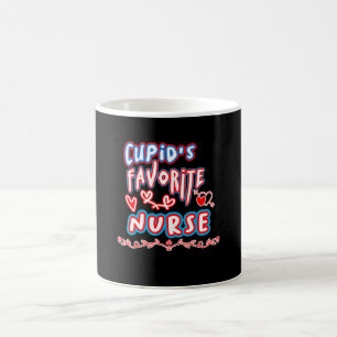 Cute Cupid S Favourite Nurse Cool Valentine S Nurs Coffee Mug