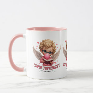 Cute Cupid University Bubblegum Angel Aesthetic Mug