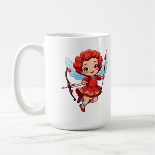 Cute Cupid With Bow And Arrow Coffee Mug