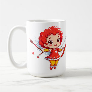 Cute Cupid With Bow And Arrow Coffee Mug