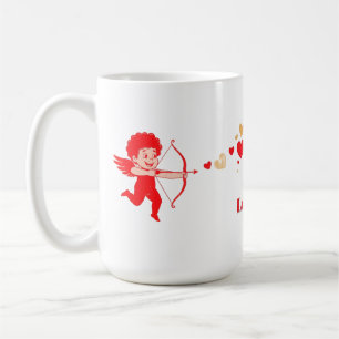 Cute Cupid With Bow And Arrow Coffee Mug
